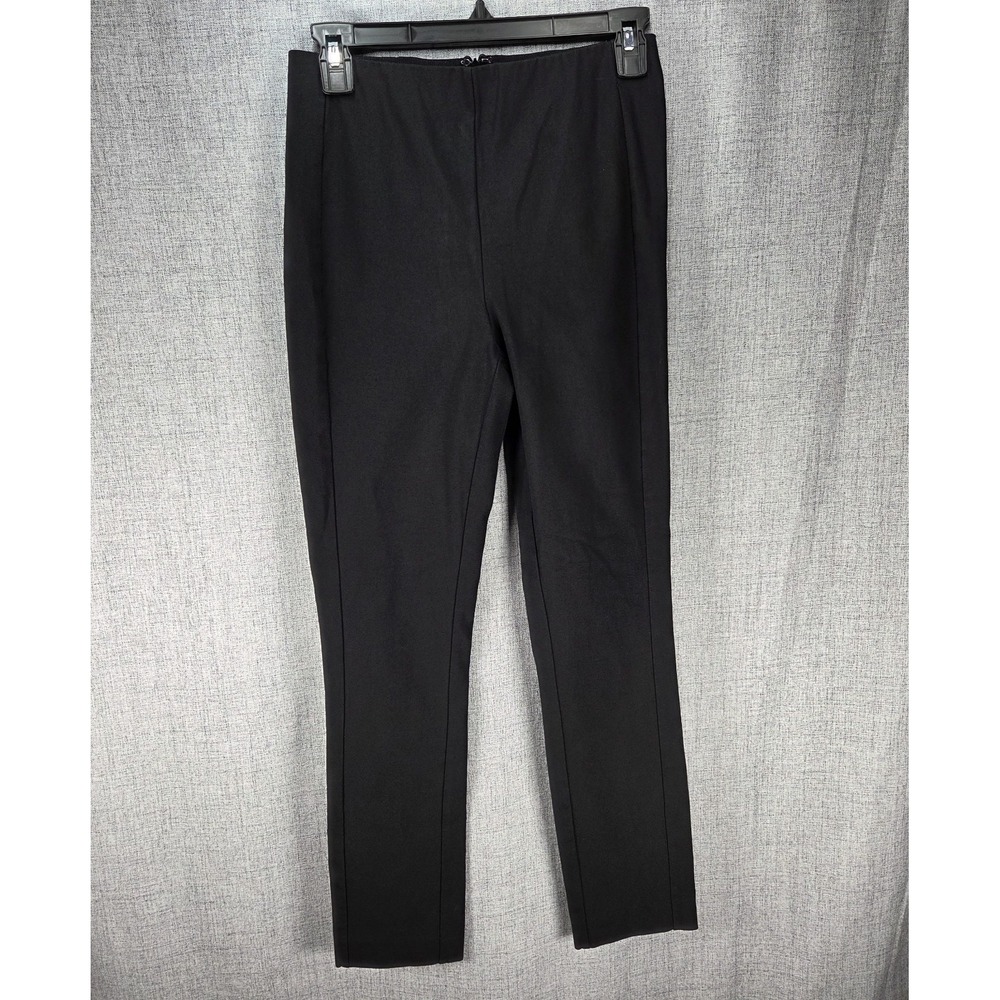 Rag & Bone New York Ankle Pants Size 4 Black Skinny Back Zip‎ Stretch Trousers